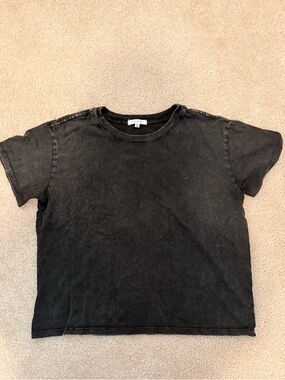 Z Supply Black Short Sleeve Crew Tee